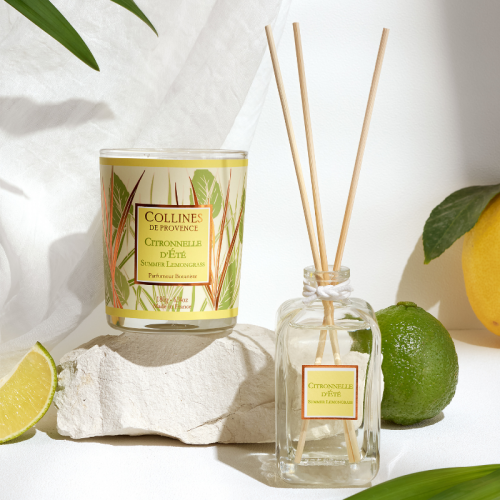 Summer Lemongrass Scented Candle