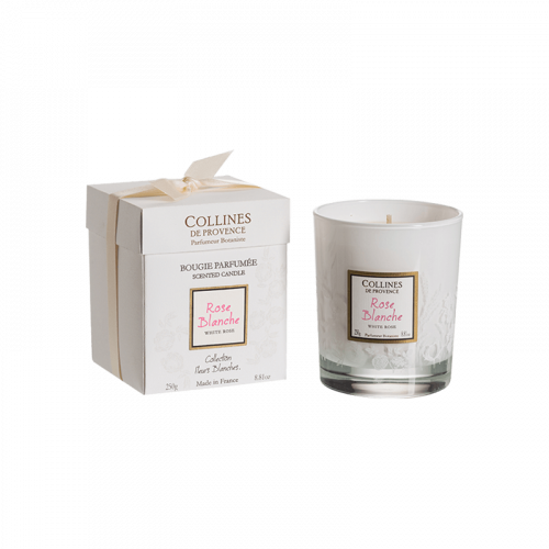 White Rose Scented Candle
