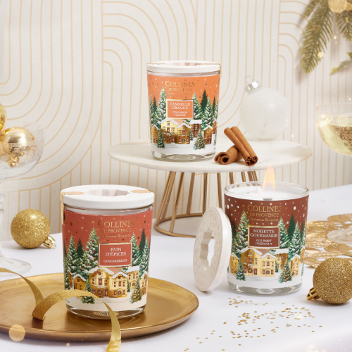 Weihnachtsduftkerze Haselnuss