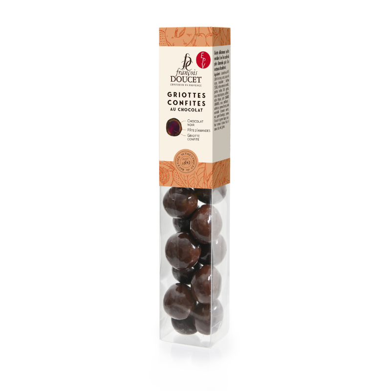 Cadeau Réglette Doucet Griottes Confites au Chocolat