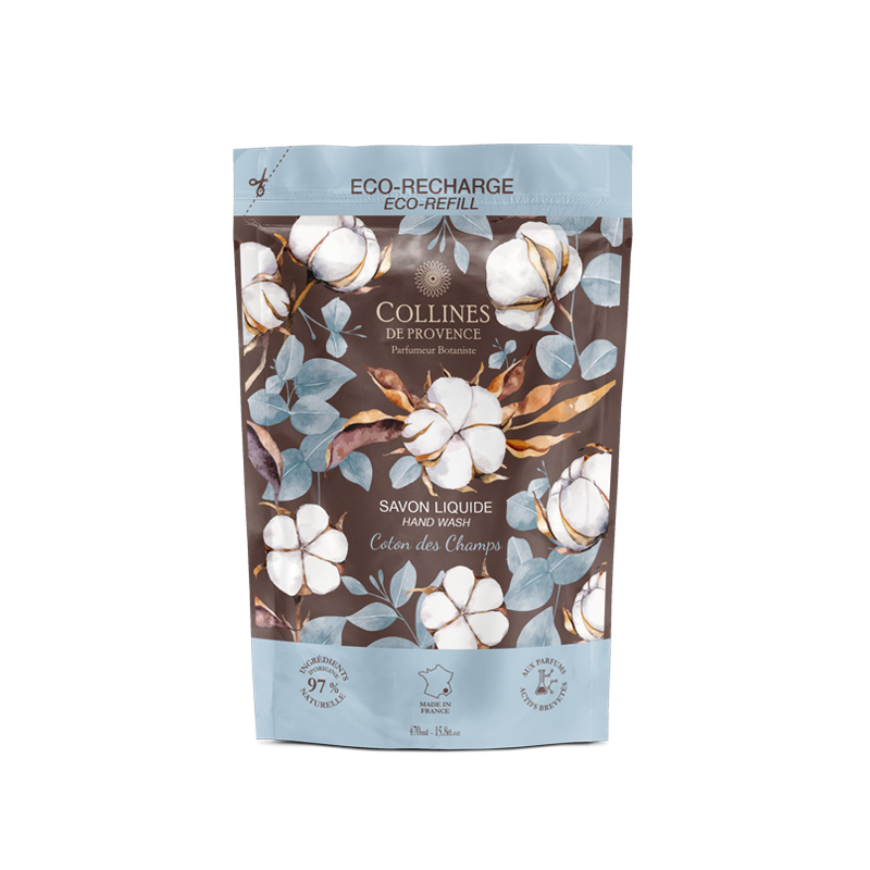 Eco-Recharge Savon Liquide Coton des Champs