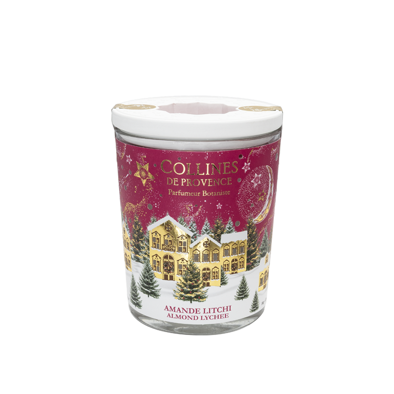 Bougie Parfumée Noël Amande Litchi