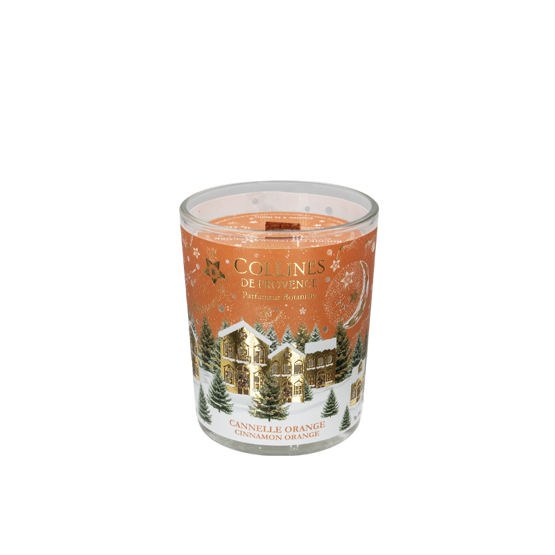 Bougie Parfumée Noël Cannelle Orange 75g