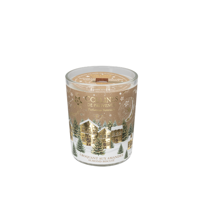 Bougie Parfumée Noël Croquant aux amandes 75g