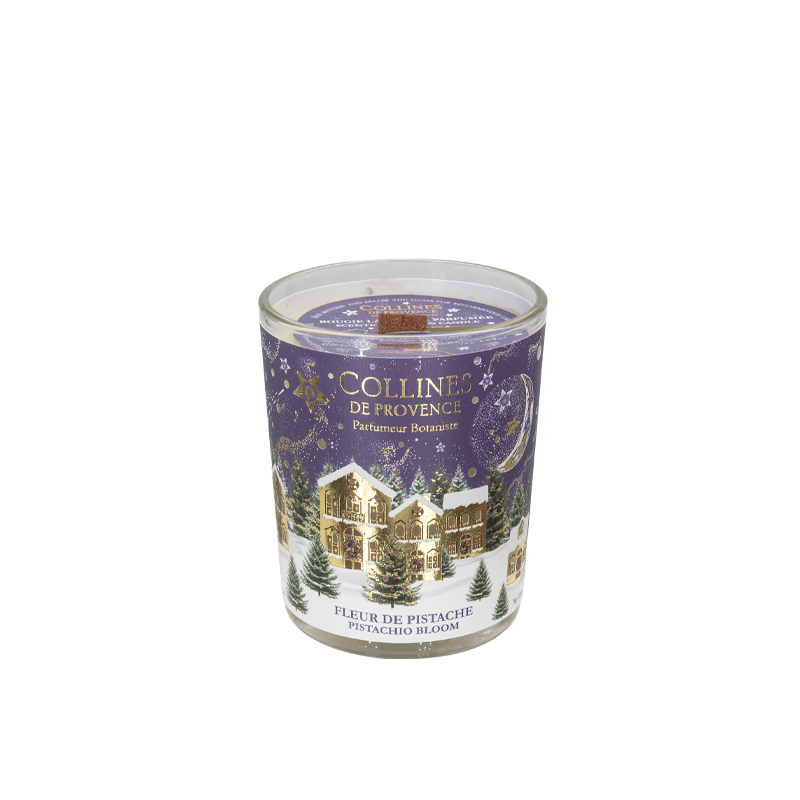 Bougie Parfumée Noël Fleur de Pistache 75g
