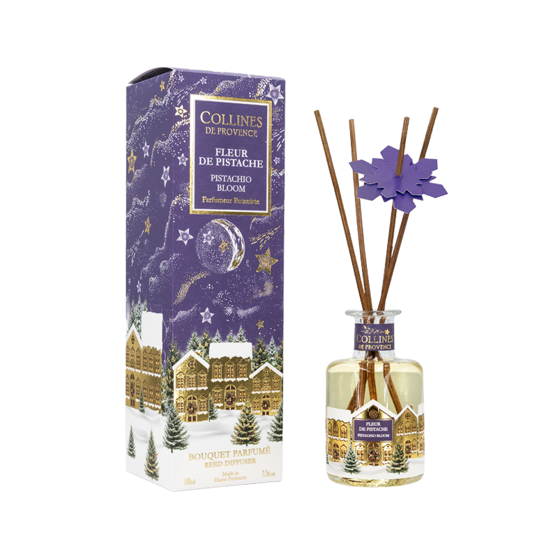 Reed Diffuser Christmas Pistachio Flower