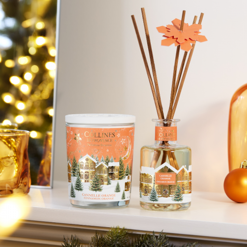 Parfümierte Kerze Weihnachten Zimt...