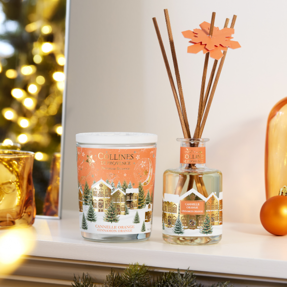 Scented Candle Christmas Cinnamon Orange