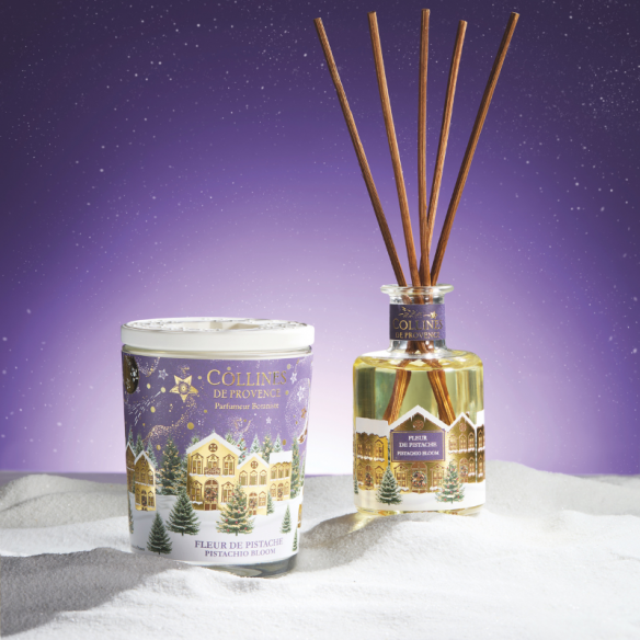 Reed Diffuser Christmas Pistachio Flower