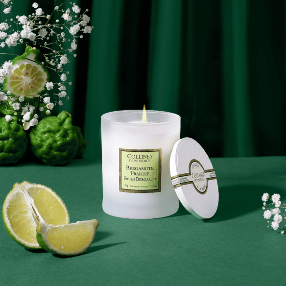 Bougie Parfumée Bergamote Fraîche