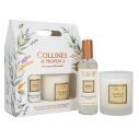 Candle 180g & Home Fragrance Gift Set - White Tea