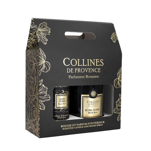 Kerze 180 g & Raumduft-Geschenkset –...