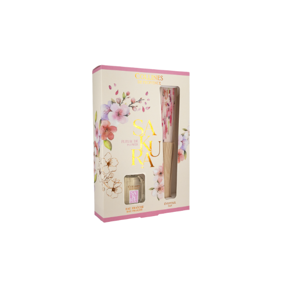 Geschenke-Set Eau Fraiche 50ml + Fächer Sakurablüte