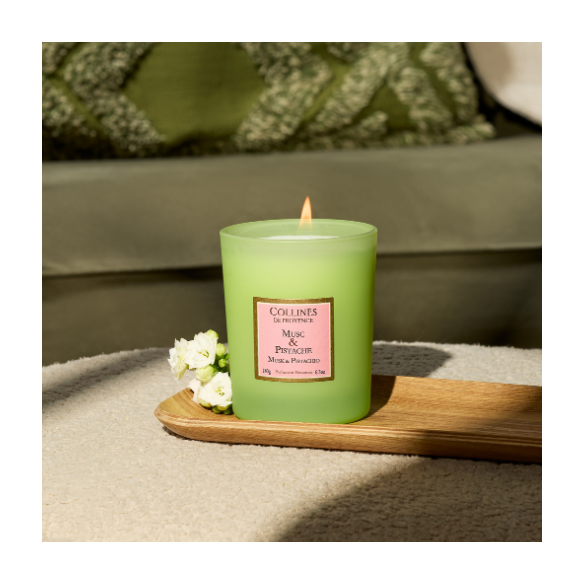Bougie Parfumée Musc & Pistache