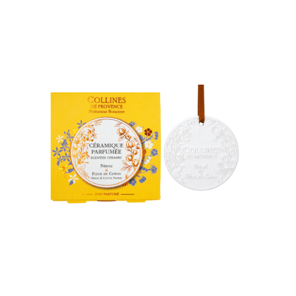 Scented Ceramic Neroli & Cotton Flower