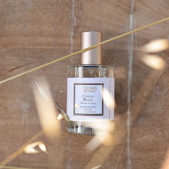 White Cotton Linen Mist